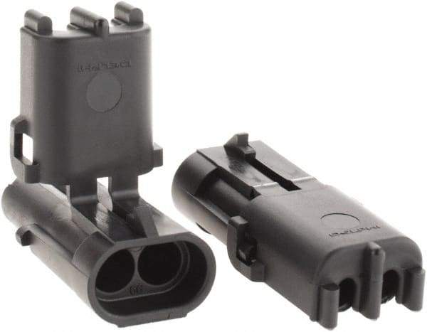 Value Collection - Automotive Terminal Parts - Weather Pack Connector Shells - Exact Industrial Supply