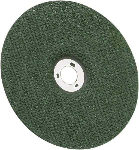 3M - 36 Grit, 7" Wheel Diam, 1/8" Wheel Thickness, 7/8" Arbor Hole, Type 27 Depressed Center Wheel - Ceramic - Exact Industrial Supply