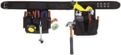 CLC - 29 to 46" Waist Apron - 20 Pocket, Black, Polyester - Exact Industrial Supply