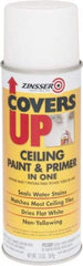 Zinsser - 13 oz Flat White Spray Primer & Finisher - 15 Sq Ft Coverage, Quick Drying - Exact Industrial Supply