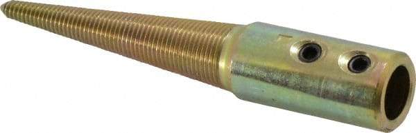 Made in USA - Buffing Wheel Buffing Spindle - 1/2" ID x 3/4" OD, Left Hand Thread - Exact Industrial Supply