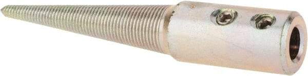 Made in USA - Buffing Wheel Buffing Spindle - 3/8" ID x 3/4" OD, Left Hand Thread - Exact Industrial Supply