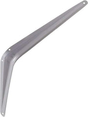 National Mfg. - 100 Lb Capacity, Gray Shelf Brackets - 10" Long x 12" High x 1 3/4" Wide - Exact Industrial Supply