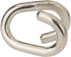 Value Collection - Q235 Grade Blue Zinc Plating A3 Open End Link - 1/2" Diameter, 1,700 Lb Load Limit - Exact Industrial Supply