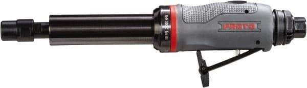 Proto - 1/4" Collet, Straight Handle, Straight Air Die Grinder - 28,000 RPM, Rear Exhaust, 2.7 CFM, 0.3 hp, 90 psi, 1/4" Inlet - Exact Industrial Supply