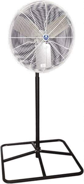 Schaefer Ventilation Equipment - 20" Blade, 1/4 hp, 3,000 & 4,050 CFM, Industrial Circulation Fan - Fan Head Only, 2 Speed - Exact Industrial Supply