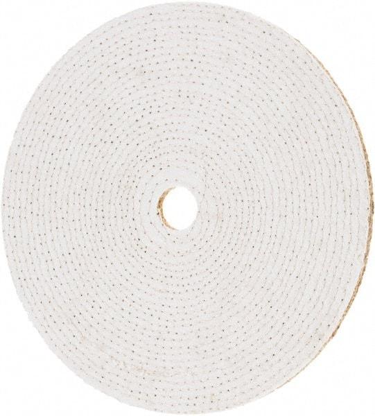 Value Collection - 12" Diam x 1/4" Thick Unmounted Buffing Wheel - 20 Ply, Polishing, 1-1/4" Arbor Hole, Hard Density - Exact Industrial Supply