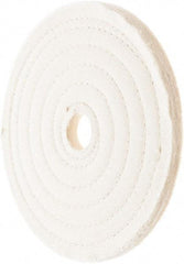 Value Collection - 7" Diam x 1/2" Thick Unmounted Buffing Wheel - 50 Ply, Polishing, 1" Arbor Hole, Hard Density - Exact Industrial Supply