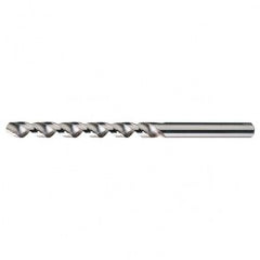 #10 RHS / RHC HSS 118 Degree Radial Point Fast Spiral Taper Length Drill - Bright - Exact Industrial Supply