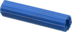 Value Collection - 5/16" Diam, 5/16" Drill, 1-1/2" OAL, 1-1/8" Min Embedment Plug Concrete Anchor - Plastic - Exact Industrial Supply