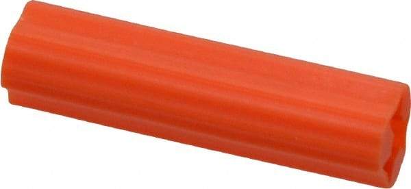 Value Collection - 3/8" Diam, 3/8" Drill, 1-1/2" OAL, 1-1/8" Min Embedment Plug Concrete Anchor - Plastic - Exact Industrial Supply