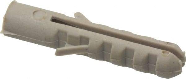 Value Collection - 5/16" Diam, 1-1/2" Long, Plug Drywall & Hollow Wall Anchor - 5/16" Drill, Nylon, Use in Drywall & Hollow Wall - Exact Industrial Supply