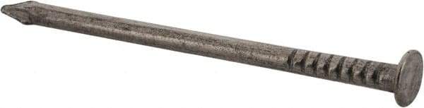 Value Collection - 4D, 13 Gauge, 1-1/2" OAL Common Nails - Ring Shank, Grade 2 Steel, Bright Finish - Exact Industrial Supply