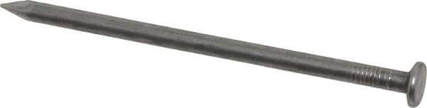 Value Collection - 10D, 9 Gauge, 3" OAL Common Nails - Ring Shank, Grade 2 Steel, Bright Finish - Exact Industrial Supply
