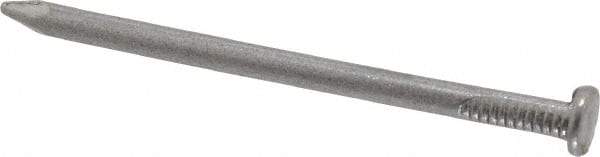 Value Collection - 6D, 12 Gauge, 2" OAL Common Nails - Ring Shank, Grade 2 Steel, Bright Finish - Exact Industrial Supply