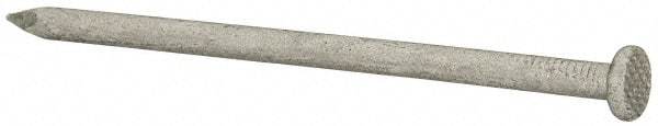 Value Collection - 20D, 6 Gauge, 4" OAL Common Nails - Ring Shank, Grade 2 Steel, Galvanized Finish - Exact Industrial Supply