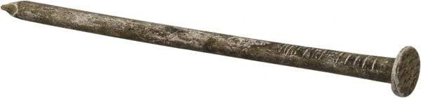 Value Collection - 12D, 10 Gauge, 3-1/4" OAL Sinker Nails - Smooth Shank, Grade 2 Steel, Cement Coated Finish - Exact Industrial Supply