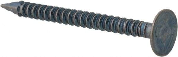Value Collection - 13 Gauge, 1-3/8" OAL Common Nails - Annular Thread Shank, Grade 2 Steel, Blued Finish - Exact Industrial Supply