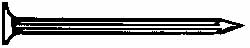 Value Collection - 6D, 2" OAL Masonry Nails - Cut Shank, Grade 2 Steel - Exact Industrial Supply