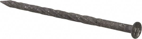 Value Collection - 12D, 10 Gauge, 3-1/4" OAL Decking Nails - Fluted Shank, Grade 2 Steel, Uncoated - Exact Industrial Supply