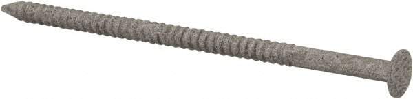 Value Collection - 10D, 10 Gauge, 3" OAL Decking Nails - Ring Shank, Grade 2 Steel, Galvanized Finish - Exact Industrial Supply