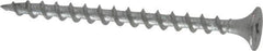 Value Collection - #6 Bugle Head, Phillips Steel Deck Screw - 2" OAL, Galvanized, Grade 2 - Exact Industrial Supply