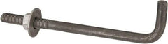 Value Collection - 5/8-11, 10" OAL Bent Anchor Bolt - Grade 2 Steel - Exact Industrial Supply