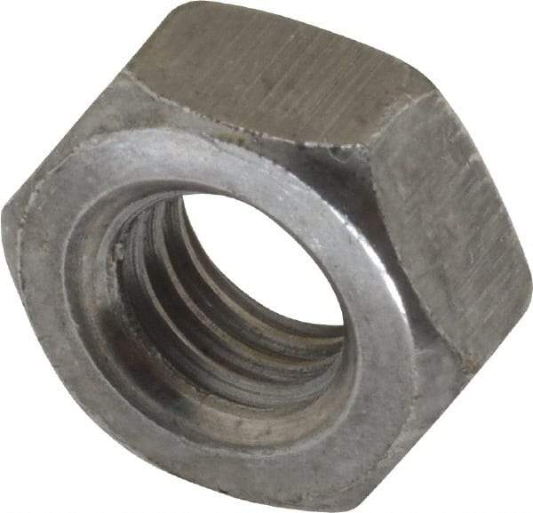 Value Collection - M10x1.50 Steel Right Hand Hex Nut - 17mm Across Flats, 8mm High, Uncoated - Exact Industrial Supply