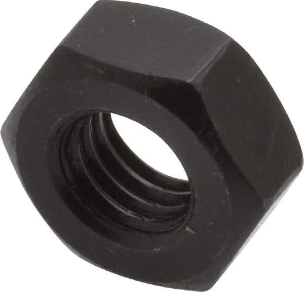 Value Collection - M10x1.50 Steel Right Hand Hex Nut - 17mm Across Flats, 8mm High, Uncoated - Exact Industrial Supply