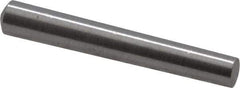 Value Collection - Size 4/0, 0.0934" Small End Diam, 0.109" Large End Diam, Uncoated Steel Taper Pin - Grade C-12L14, 3/4" OAL, 3/4 Pin Length - Exact Industrial Supply
