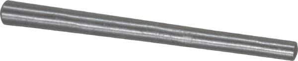 Value Collection - Size 4/0, 0.083" Small End Diam, 0.109" Large End Diam, Uncoated Steel Taper Pin - Grade C-12L14, 1-1/4" OAL, 1-1/4 Pin Length - Exact Industrial Supply