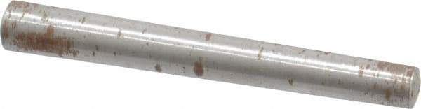 Value Collection - Size 4, 0.2084" Small End Diam, 0.25" Large End Diam, Uncoated Steel Taper Pin - Grade C-12L14, 2" OAL, 2 Pin Length - Exact Industrial Supply