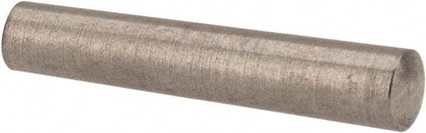 Value Collection - Size 5/0, 0.0836" Small End Diam, 0.094" Large End Diam, Passivated Stainless Steel Taper Pin - Grade 303, 18-8, 1/2" OAL, 1/2 Pin Length - Exact Industrial Supply
