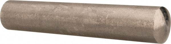 Value Collection - Size 8, 0.44" Small End Diam, 0.492" Large End Diam, Passivated Stainless Steel Taper Pin - Grade 303, 18-8, 2-1/2" OAL, 2-1/2 Pin Length - Exact Industrial Supply