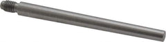 Value Collection - Size 5, 0.287" Large End Diam, Uncoated Steel 1/4-28 Threaded Taper Pin - Grade C-12L14, 3 Pin Length - Exact Industrial Supply