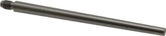 Value Collection - Size 5, 0.287" Large End Diam, Uncoated Steel 1/4-28 Threaded Taper Pin - Grade C-12L14, 4 Pin Length - Exact Industrial Supply