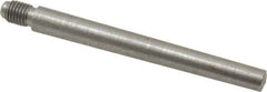 Value Collection - Size 6, 0.339" Large End Diam, Uncoated Steel 5/16-24 Threaded Taper Pin - Grade C-12L14, 3 Pin Length - Exact Industrial Supply