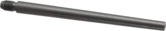 Value Collection - Size 6, 0.339" Large End Diam, Uncoated Steel 5/16-24 Threaded Taper Pin - Grade C-12L14, 4 Pin Length - Exact Industrial Supply