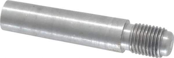 Value Collection - Size 7, 0.407" Large End Diam, Uncoated Steel 3/8-24 Threaded Taper Pin - Grade C-12L14, 1-1/2 Pin Length - Exact Industrial Supply