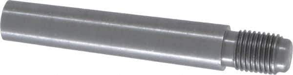 Value Collection - Size 7, 0.407" Large End Diam, Uncoated Steel 3/8-24 Threaded Taper Pin - Grade C-12L14, 2 Pin Length - Exact Industrial Supply