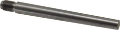 Value Collection - Size 7, 0.407" Large End Diam, Uncoated Steel 3/8-24 Threaded Taper Pin - Grade C-12L14, 3-1/2 Pin Length - Exact Industrial Supply