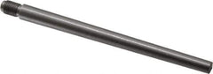 Value Collection - Size 7, 0.407" Large End Diam, Uncoated Steel 3/8-24 Threaded Taper Pin - Grade C-12L14, 5 Pin Length - Exact Industrial Supply