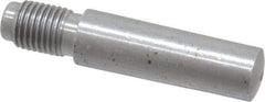 Value Collection - Size 8, 0.49" Large End Diam, Uncoated Steel 7/16-20 Threaded Taper Pin - Grade C-12L14, 1-1/2 Pin Length - Exact Industrial Supply