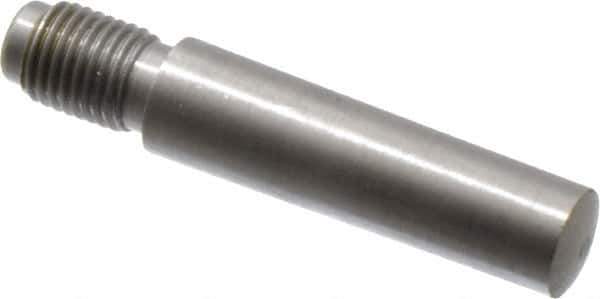 Value Collection - Size 8, 0.49" Large End Diam, Uncoated Steel 7/16-20 Threaded Taper Pin - Grade C-12L14, 1-3/4 Pin Length - Exact Industrial Supply