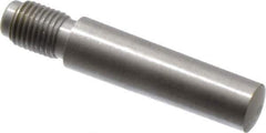 Value Collection - Size 8, 0.49" Large End Diam, Uncoated Steel 7/16-20 Threaded Taper Pin - Grade C-12L14, 1-3/4 Pin Length - Exact Industrial Supply