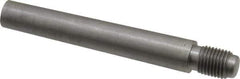 Value Collection - Size 8, 0.49" Large End Diam, Uncoated Steel 7/16-20 Threaded Taper Pin - Grade C-12L14, 3 Pin Length - Exact Industrial Supply