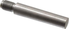 Value Collection - Size 9, 0.589" Large End Diam, Uncoated Steel 1/2-20 Threaded Taper Pin - Grade C-12L14, 2-1/2 Pin Length - Exact Industrial Supply