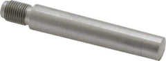 Value Collection - Size 9, 0.589" Large End Diam, Uncoated Steel 1/2-20 Threaded Taper Pin - Grade C-12L14, 3 Pin Length - Exact Industrial Supply