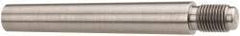 Value Collection - Size 9, 0.589" Large End Diam, Uncoated Steel 1/2-20 Threaded Taper Pin - Grade C-12L14, 3-1/2 Pin Length - Exact Industrial Supply