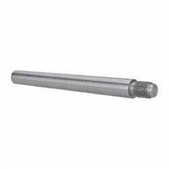 Value Collection - Size 9, 0.589" Large End Diam, Uncoated Steel 1/2-20 Threaded Taper Pin - Grade C-12L14, 5 Pin Length - Exact Industrial Supply